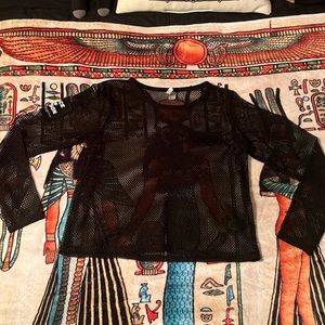 VOICE OF POISON DIVIDED NET TOP